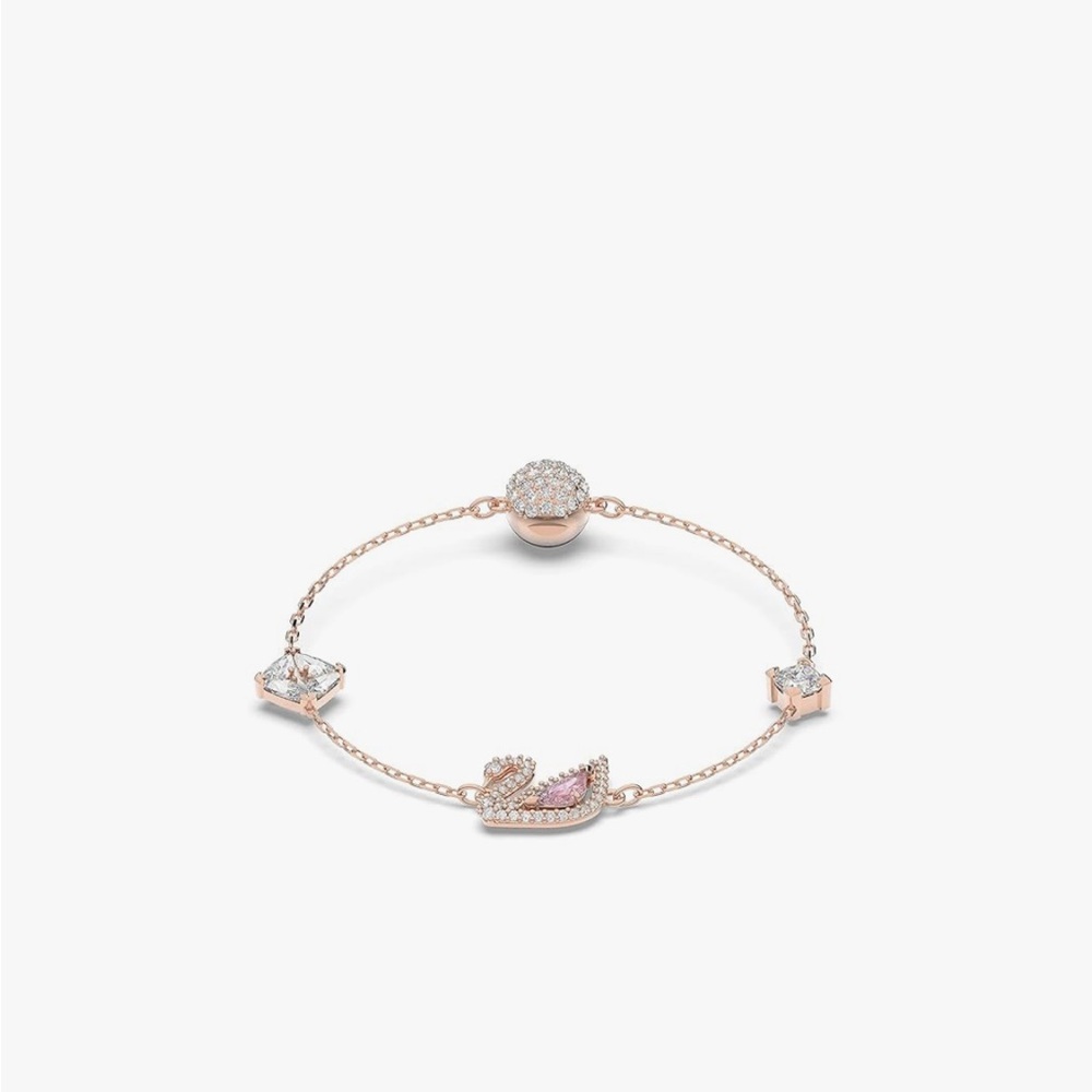🦢 SWAROVSKI Swan bracelet Rose Gold